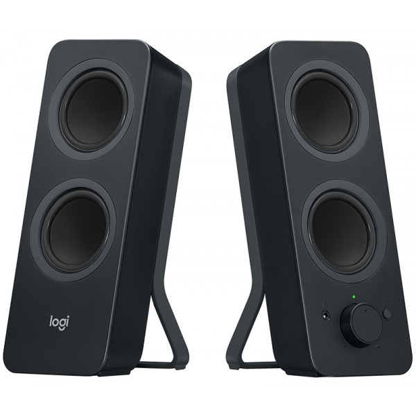 Boxe Bluetooth Logitech Z207 2.0 (RMS 5W, 2x2.5W), Jack stereo căști, Negru
